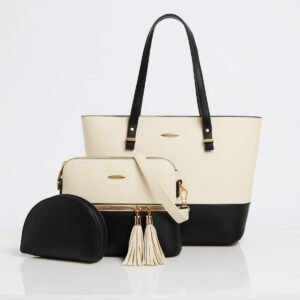 City Tote (Set of 3) in Black & White